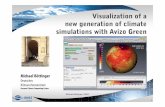 Visualization of a new generation of climate simulations with Avizo Green