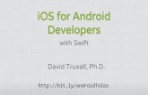 iOS for Android Developers (with Swift)
