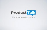 What to expect on your Product Talk interview