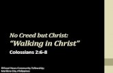 Walking with Christ 23MAR2014