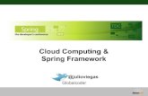 Cloud computing & Spring Framework