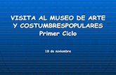 El Primer Ciclo Visita El Museo De Artes