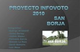 Proyecto infovoto 2010   san borja