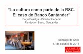 Seminario Cultura & Economía 2013: Presentación Borja Baselga