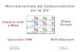 Web y blog ; Disco Virtual ; VPN WIFI