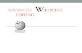 Advanced Wikipedia Editing Workshop
