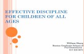 Effective discipline strategies