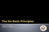 U.S. Government -- Chapter 3, Section 1 "The Six Basic Principles" of the U.S. Constitution