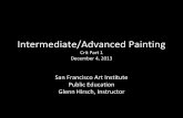 Intermediate & Advanced Painting, Crit #1 (12-4-13)