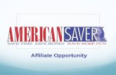 Affiliate opportunity 9.25.2012
