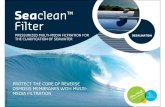 Seaclean filter - Protect the core of reverse osmosis membranes with multimedia filtration
