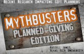 Planned Giving Myths