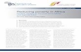 REDUCING POVERTY IN AFRICA: REALISTIC TARGETS FOR THE POST-2015 MDG's AND AGENDA 2063 AFRICAN FUTURES