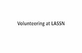LASSN Volunteers Survey 2014