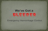 We've got a bleeder oemta