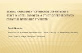 Sexual Harassment of Kitchen Department’s Staff in Hotel Business: A Study of Perspectives from the Internship students
