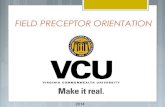 VCU Field Preceptor Orientation