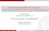 Nature-inspired Models of Coordination
