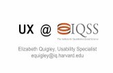 UX @ Harvard's IQSS (Elizabeth Quigley)