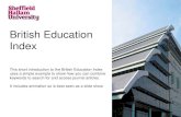 Introduction to British Education Index
