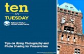 [10 on Tuesday] How to Use Photography and Photo Sharing for Preservation