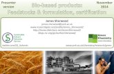 Bio based products 1/2: Feedstocks and formulation, certification workshop [presenter version]