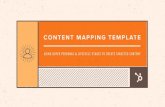 Content mapping template for persona engagement
