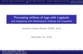 OSMC 2014: Processing millions of logs with Logstash and integrating with Elasticsearch, Hadoop and Cassandra | Valentin Fischer-Mitoiu