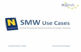 SMW Use Cases at the Provincial Government of Lower Austria, Gerald Streimelweger, SMWCon Fall 2014