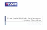 Using social media in the classroom