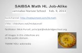 Saibsa math hl job alike