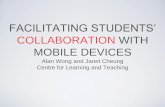Facilitating Students Collaboration with Mobile Devices
