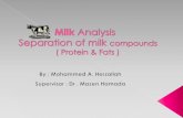 Milk analysis