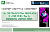 OpenGeoData Italia 2014 - Daniele Crespi "Terzo modulo del Corso: la piattaforma Socrata e l’esperienza in Regione Lombardia"
