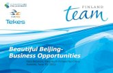 Beautiful Beijing seminar presentation by Eero Siitonen, Finpro, Cleantech Finland for China