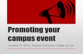 Promoting Your Campus Event
