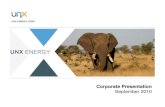UNX - Corporate Presentation - Sept. 2010