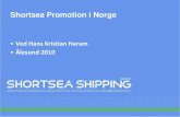 Shortsea Promotion Hans Kristian Haram