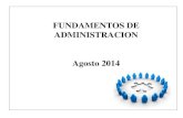 Fundamentos de-administracion-agosto 2014 clase -1