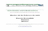 Sintesis Informativa 220211