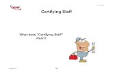 Certifying Staff MRO