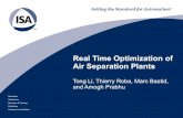 Real Time Optimization of Air Separation Plants