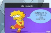 Ma famille   les simpsons ppt 1
