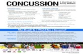 Concussion fact sheet by the cdc 1