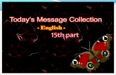 Todays message collection english 15th part