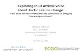 Exploring Inuit Artistic Voice about Arctic Sea Ice Change