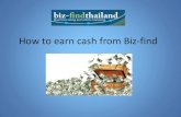 How to earn cash from biz find