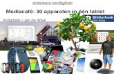 Mediacafé: 30 apparaten in één tablet