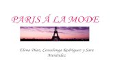 Paris et la mode