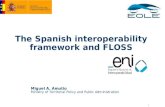 20101129 The National Interoperability Framework (NIF) of SPAIN and Free/Libre Open Source Software (FLOSS) at EOLE event